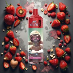 JNR Alien 10000 Puffs Engangsvape Kiwi Jordbær 850mAh Type-C
