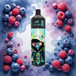 JNR Alien Max 18000 Puffs Blåbær Bringebær med Smart LED Display & 28ml E-væske