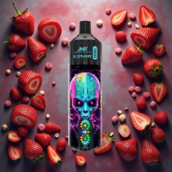JNR Alien Max 18000 Puffs Disposable Vape Hubba Bubba Jordbær med Smart LED Display & 28ml E-væske