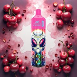 JNR Alien Max 18000 Puffs Disposable Vape Kirsebær Bær med Smart LED Display & 28ml E-væske