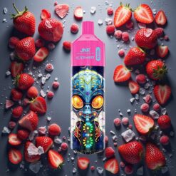 JNR Alien Max 18000 Puffs Engangsdamper Jordbæris 28ml E-væske, Type-C Lading