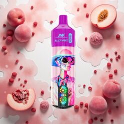 JNR Alien Max 18000 Puffs White Peach Razz (Hvit Fersken Razz) 20 Smaker & 850mAh Batteri