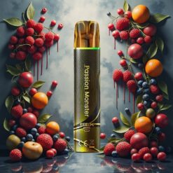 JNR Black&Golden 600+200 Puffs Disposable Vape Passion Monster, 800 Puffs, 550mAh