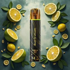 JNR Black&Golden 600+200 Puffs Disposable Vape Sitron & Lime – 800 Puffs, 2ml