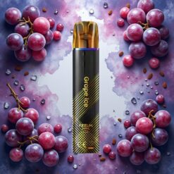 JNR Black&Golden 600+200 Puffs Engangs Vape (800 Puffs, 550mAh) Drueis