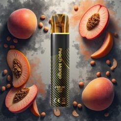 JNR Black&Golden 600+200 Puffs Engangsvaper Fersken Mango 800 Puffs 2ml