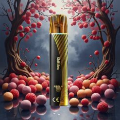 JNR Black&Golden 600+200 Puffs Engangsvaper Skittles (800 Puffs, 2ml)