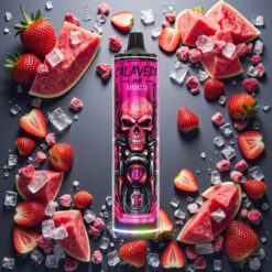 JNR Calavera 11000 Puffs Disposable Vape Jordbær Vannmelon Is med Type-C lading og 850 mAh batteri