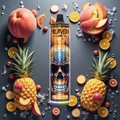 JNR Calavera 11000 Puffs Engangs Vape Fersken Mango Ananas Is 21ml 850 mAh
