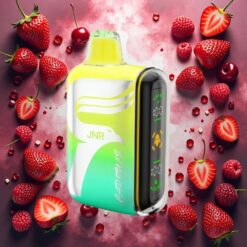 JNR Capsule 15000 Puffs Disposable Vape Jordbær Bringebær Kirsebær 20ml 850mAh