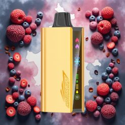JNR Cruiser 12000 Puffs No-Charge Disposable Vape Mixed Berry (Blandet Bær) 3500 mAh Batteri