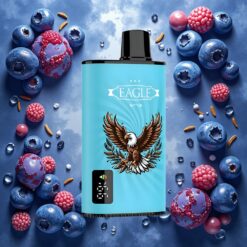 JNR EAGLE Smart 23000 Puffs Disposable Vape Blåbær Is med digital skjerm og justerbar luftstrøm