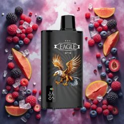 JNR EAGLE Smart 23000 Puffs Disposable Vape Solbær Mango Is med digital skjerm og 1.0ohm mesh coil