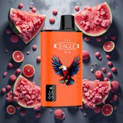 JNR EAGLE Smart 23000 Puffs Disposable Vape Vannmelon Tyggegummi med Digital Skjerm & Justerbar Luftstrøm