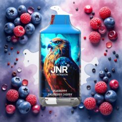 JNR Falcon 16000 Puffs Engangsvaper Blåbær Bringebær Kirsebær 850 mAh