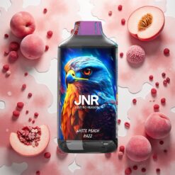 JNR Falcon 16000 Puffs Engangsvaper Hvit Fersken Razz 850 mAh