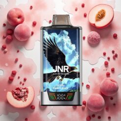 JNR Falcon Pro 28000 Disposable Vape Hvit fersken og bringebær 30ml 5% nikotin
