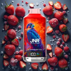 JNR Falcon X 18000 Puffs Disposable Vape Jordbær Is 24ml 750mAh