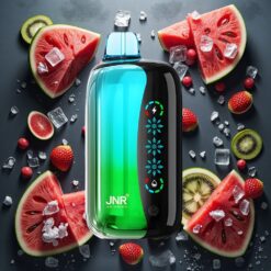 JNR Flex Ice 21000 Puffs Disposable Vape Kiwi Vannmelon Is med 26ml E-væske og 1000mAh Batteri