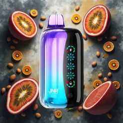 JNR Flex Ice 21000 Puffs Engangs E-sigaret Kiwi Pasjonsfrukt Guava – Justerbar Is & Tilpassbar Luftstrøm
