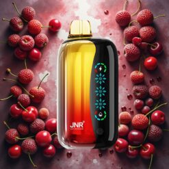 JNR Flex Ice 21000 Puffs Engangsdamp Isjusterbar 26ml E-væske JNR Flex Ice 21000 Puffs Engangsdamp Kirsebær Cola 1.2 Ohm Dual Mesh