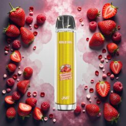 JNR Glod380 6000 Puffs Disposable Vape Jordbær Bringebær 1500mAh 13ml