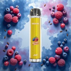 JNR Glod380 6000 Puffs Engangsvaper Blå Bringebær Kirsebær 1500mAh 13ml