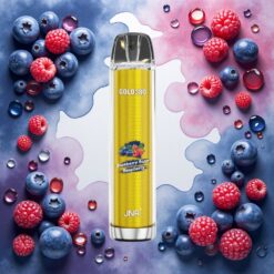 JNR Glod380 6000 Puffs Engangsvaper Blåbær Sur Bringebær 1500mAh 13ml