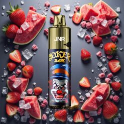 JNR Joker 24K Puffs Disposable Vape Jordbær Vannmelon Is 2% nikotin 800mAh