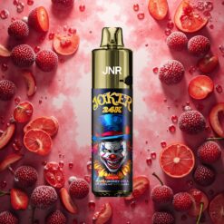JNR Joker 24K Puffs Disposable Vape Sprudlende Kirsebær Cola 10ml Refillable Pod 800mAh Batteri