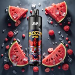 JNR Joker 24K Puffs Disposable Vape Vannmelon Is, 800mAh Batteri, Type-C Lading