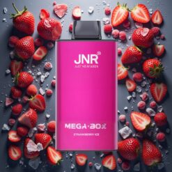 JNR Mega Box 25000 Puffs Disposable Vape Jordbær Is 30ml & 850mAh