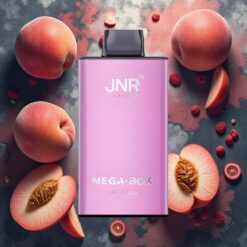 JNR Mega Box 25000 Puffs Disposable Vape Juicy Peach (Saftig Fersken) 30ml E-liquid