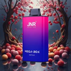 JNR Mega Box 25000 Puffs Disposable Vape Skittles (Dragees) 30ml E-liquid & 850mAh Batteri