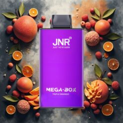 JNR Mega Box 25000 Puffs Disposable Vape Trippel Mango 30ml & 850mAh