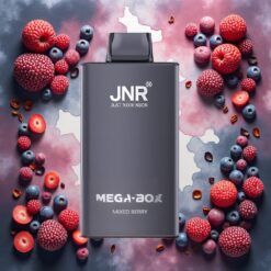 JNR Mega Box 25000 Puffs Engangsdamper med Blandet Bær – 30ml E-væske & 850mAh