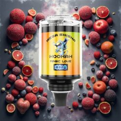 JNR Mega Shisha Hookah Desktop Compatibility 100K – 60ml e-væske, 2200mAh batteri