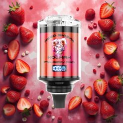 JNR Mega Shisha Hookah Desktop Kompatibilitet Jordbær Punch 100000 puff 60ml