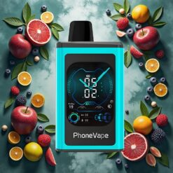 JNR PhoneVape 30000 puffs Disposable Vape Miami Mynte – 850mAh Type-C ladelig batteri