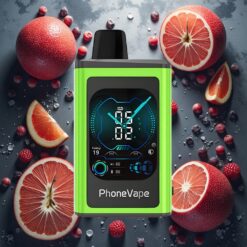 JNR PhoneVape 30000 puffs Disposable Vape Sur Eple Is med 850mAh Type-C og Turbo Mode