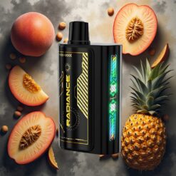 JNR Radiance 31000 Puffs Disposable Vape PEACH MANGO PINEAPPLE (fersken mango ananas) 28ml E-væske 950 mAh batteri