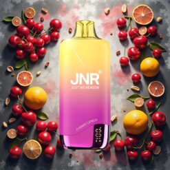 JNR Rainbow 10500 Puffs Disposable Vape Kirsebær Sitron 18ml 600mAh