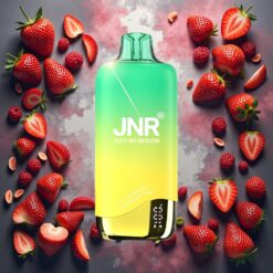 JNR Rainbow 10500 Puffs Engangsdamp Jordbær Ferskenmynte 18ml 600mAh