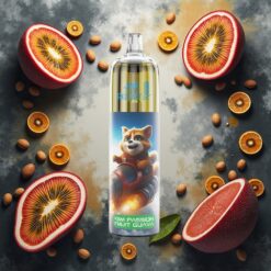 JNR Rocket-X 12400 Puffs Engangsvaper Kiwi Pasjonsfrukt Guava – Justerbar Luftstrøm, 850mAh