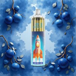 JNR Rocket-X 12400 Puts Engangsdamp med Justerbar Luftstrøm og 850mAh Batteri Mr Blå