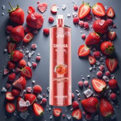 JNR Shisha Hookah 12000 Puffs Engangs E-sigarett Jordbær Is – 24ml, 750mAh