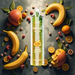 JNR Shisha Hookah 12000 Puffs Engangs E-sigarett Mango Banan (24ml/750mAh)