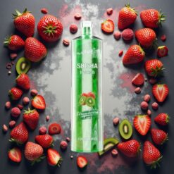 JNR Shisha Hookah 12000 Puffs Engangs Vape Jordbær Kiwi 24ml 750mAh