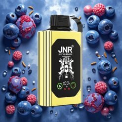 JNR Shisha Hookah Box 20500 Puffs Blåbær Is med 25ml e-væske og 1000mAh batteri