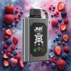 JNR Shisha Hookah Box 20500 Puffs Disposable Vape Blandet Bær Is med HD Display